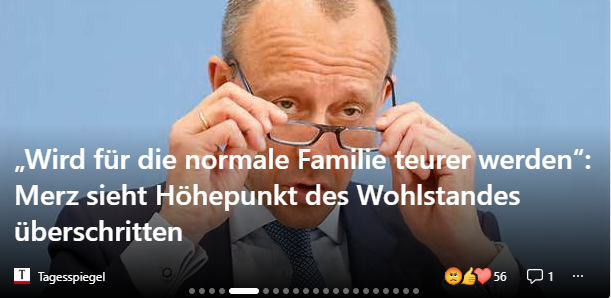 Werktaetiger_'s tweet photo. Auch in Richtung Herrn Merz: 

1/ Wir brauchen keine Analysten, sondern Manager. 
2/ Wir dürfen nicht weiter grüne Politik und Sanktionen betreiben, die die Geringverdiener bezahlen und die diese in die Privatinsolvenz treiben. 

Was sind also die Konsequenzen, Herr Merz? https://t.co/Ro95LD4cPe