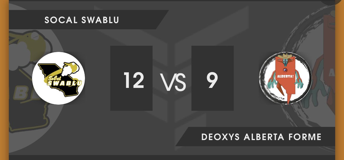 Great matches these week vs these “Brand new opponents”<a href="/DeoxysAlberta/">Deoxys Alberta Forme</a>! Strong debut by the SoCal Swablu Blue captain <a href="/theRcCola95/">Ryan Colegrove</a> and great closing set by <a href="/darthhferrett/">Darthhferrett</a> who keeps staying hot!💪🏼🔥