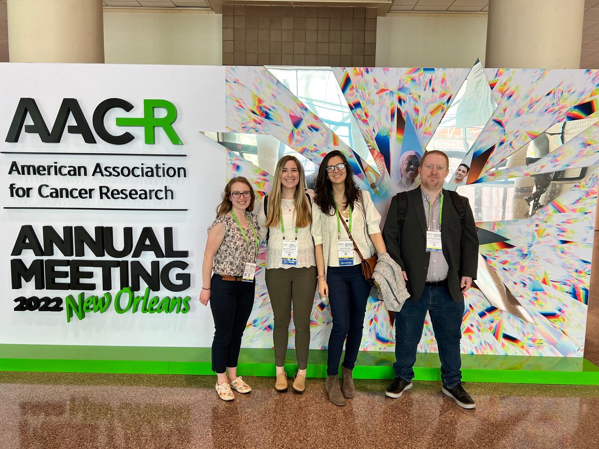 <a href="/NarlaLabUMich/">TheNarlaLab</a> and <a href="/DiFeoLab/">Analisa DiFeo</a> (past and present) meet up at #AACR22