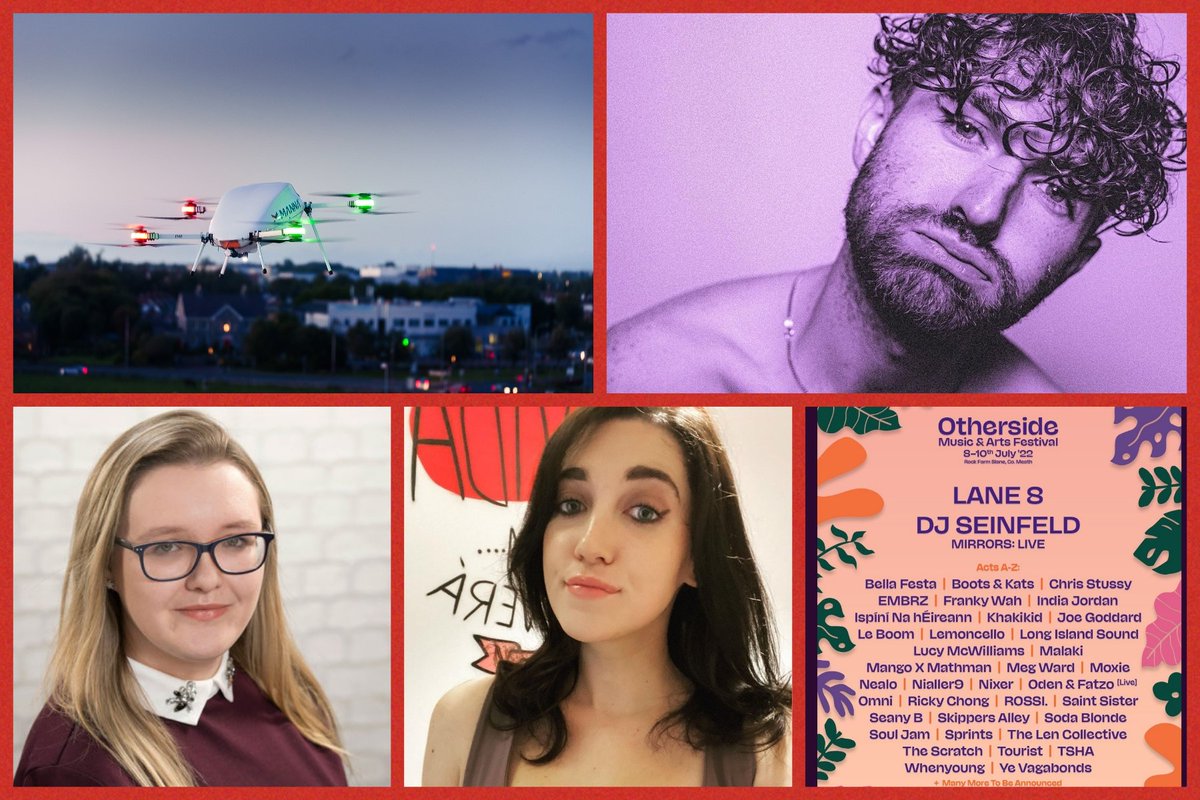FM104's tweet photo. Sunday Night Live with @LouiseTighe from 10pm

🛰  Naomi Cullen @MannaAero #dronedelivery
🎧 @1000Beasts 
💻 Nicole Byrne #digitalnomad 
📱 @bronwyn_oneill7 #streaming 
💫 Brian Mccarthy #OthersideFestival

🔊 https://t.co/VL8FrXHALD 

#snlfm104 https://t.co/PcZ2bayYHM