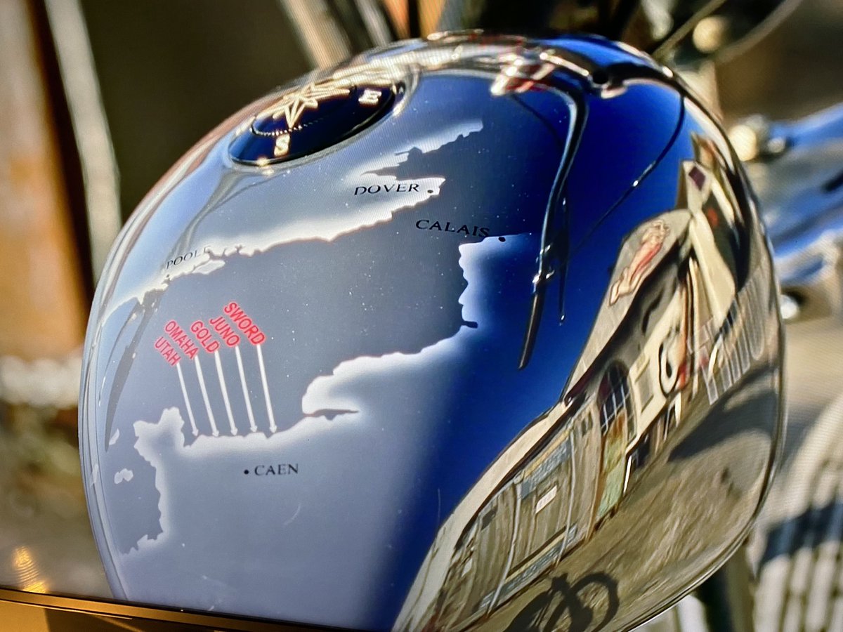 rollojase's tweet photo. Man … cracking effort by @TitchCormack &amp; the @TheSpeedshoptv for ray &amp; the cobra 🐍🙏🏼🙌🏾👏🏽🤙🏼 &amp; a great Triumph &amp; D-day story @UKTriumph there are great people out there 👍🏼👊🏼 #speedshop #Triumph #Dday https://t.co/QXhHfVzRov