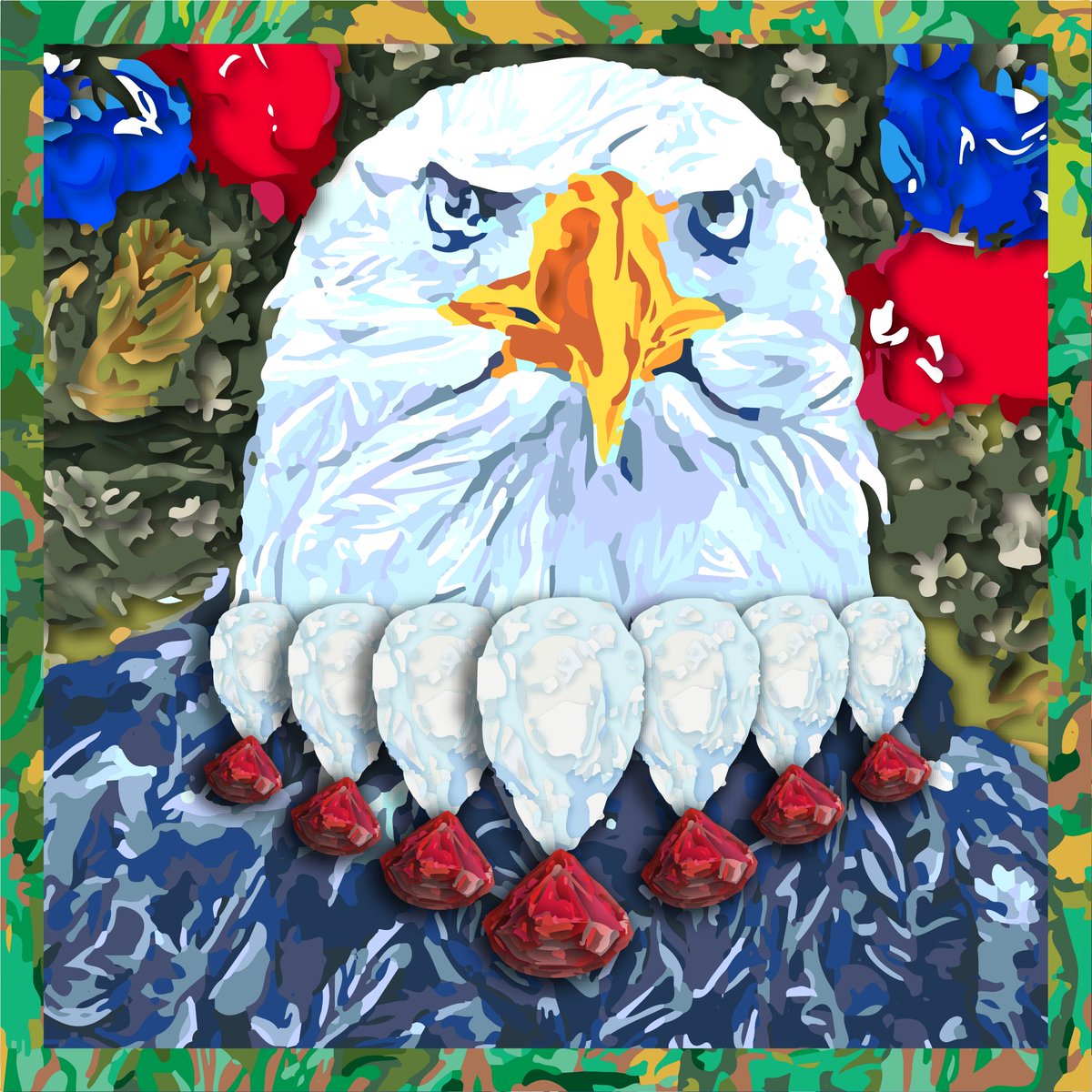 loglnft's tweet photo. 'Murica x LOGL??? 

#NFTs #NFTCommunity #nftart #Metis #ETH #art https://t.co/i5jdOUeOLk
