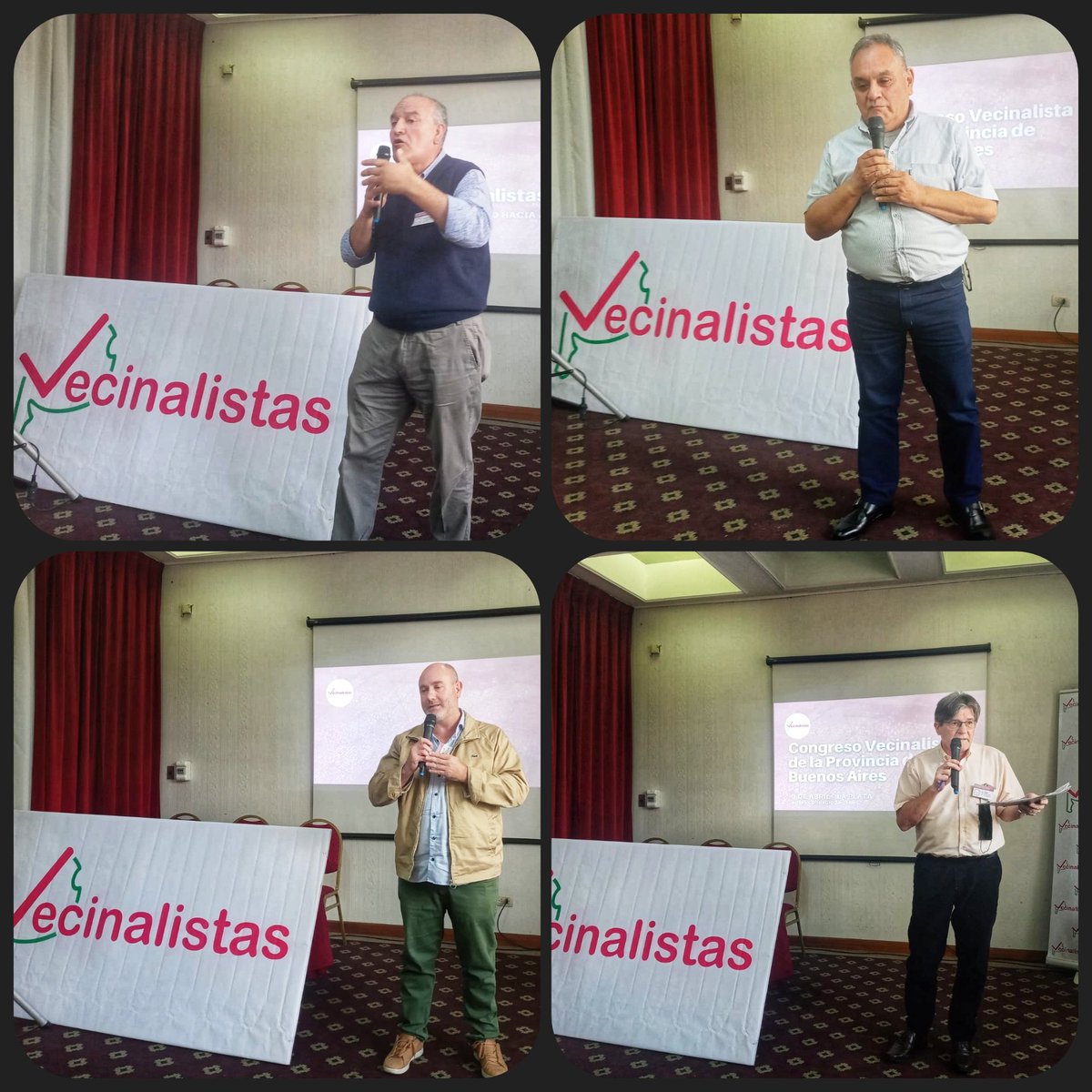 VecinalistasBA's tweet photo. Las muestras de entusiasmo para seguir trabajando activamente en cada distrito por el Partido Provincial  VECINALISTAS ha contado en este congreso además con la adhesión de Vecinalistas de Pilar, Olavarría, Vicente Lopez y Morón.#Vecinalistasba #vecinalistas https://t.co/IDaNUZtSWX