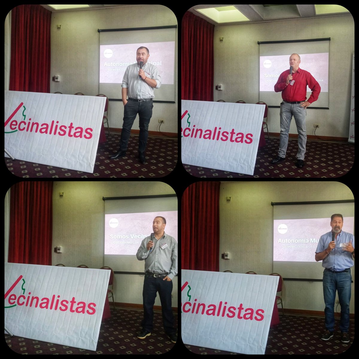 VecinalistasBA's tweet photo. Las muestras de entusiasmo para seguir trabajando activamente en cada distrito por el Partido Provincial  VECINALISTAS ha contado en este congreso además con la adhesión de Vecinalistas de Pilar, Olavarría, Vicente Lopez y Morón.#Vecinalistasba #vecinalistas https://t.co/IDaNUZtSWX