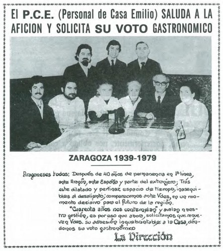 cazagra's tweet photo. La Fundación 14 de Abril entrega el Premio a los Valores Republicanos a Emilio Lacambra de ‘Casa Emilio’,un premio merecidísimo https://t.co/i25wPyTmRX
