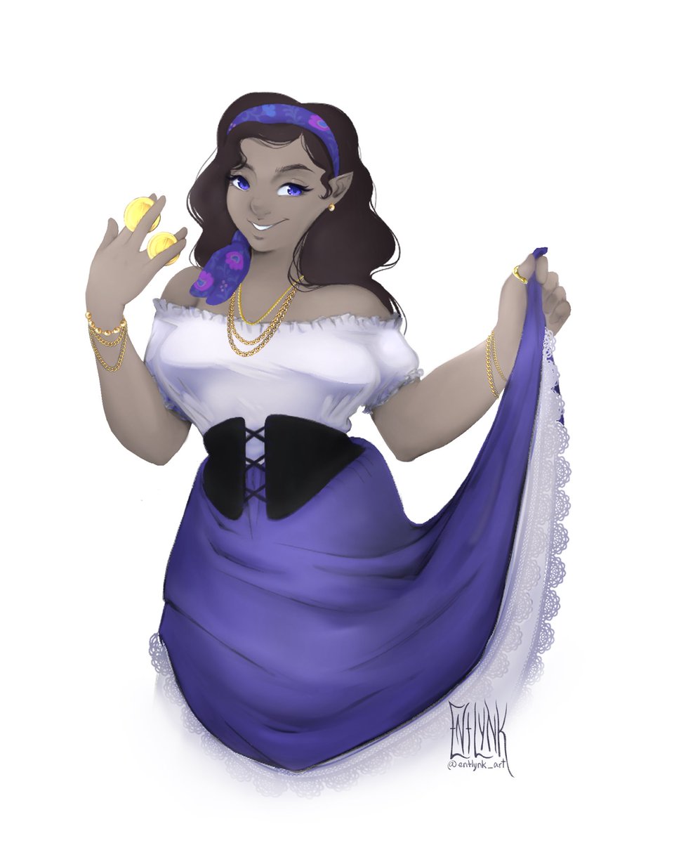 entlynk_art's tweet photo. Aleera got me like 😳 

Show my friend’s @DnDWifeStories character some love~ 

#dndart #dnd #fantasyartist #digitalart #clipstudio #illustration #characterdesign #artistsontwitter #smallartist #entlynkart https://t.co/8LRPbOwrz2