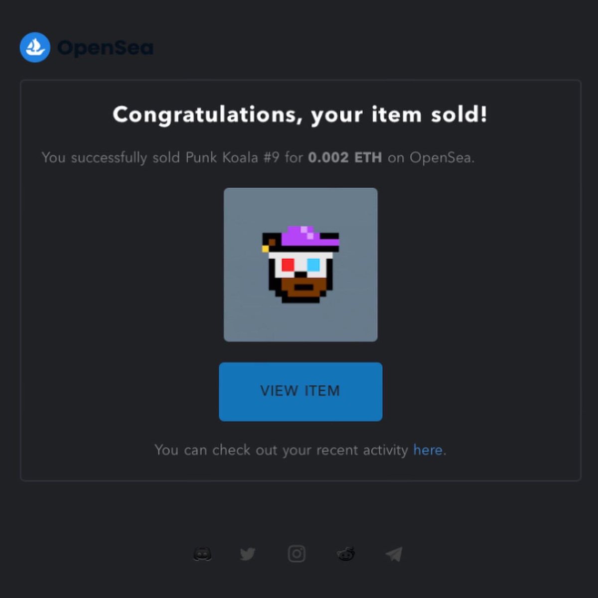 heller_koalas's tweet photo. Sold!

Congrats to the new owner @jakebalchNFT thanks for your support 🙏🏼 🐨

Check out Heller koalas on @opensea link in bio!

#nftcollectors #uniquenft #nftgiveaway #nftdrop #nftcommunity #nftbuyers #nftcollector #nftworld #nftbuyer https://t.co/KgGyf80t28