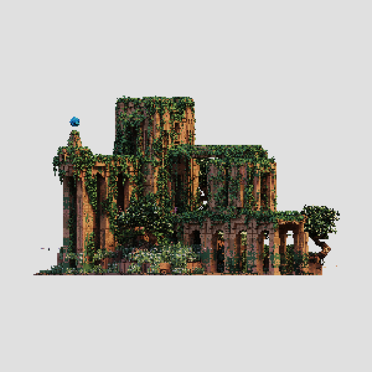 bezvox's tweet photo. Tweaked the render settings of an old project and made a "pixel" version! :D

#voxelart  #pixelart  #magicavoxel https://t.co/I14RpPa0B9