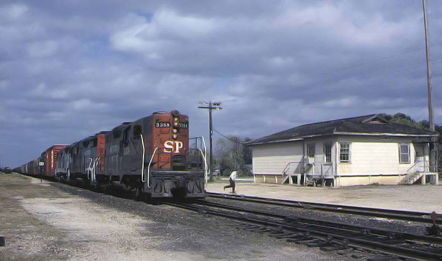 Traces of Texas on Twitter "A Southern Pacific train at the old San