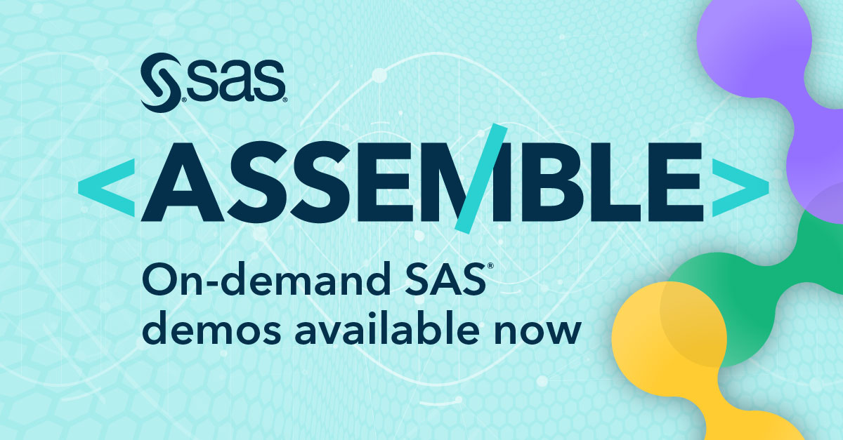 3dlayop's tweet photo. Get access to 12 SAS Solution Demos from #SASAssemble! They're all short and easy to access. No registration. No Cost. #Datavisualization #Analytics #AI #Cloud #SASViya #sasanalyticsexplorers #SAS https://t.co/8zfCToGeQe https://t.co/MISdhjCIIJ