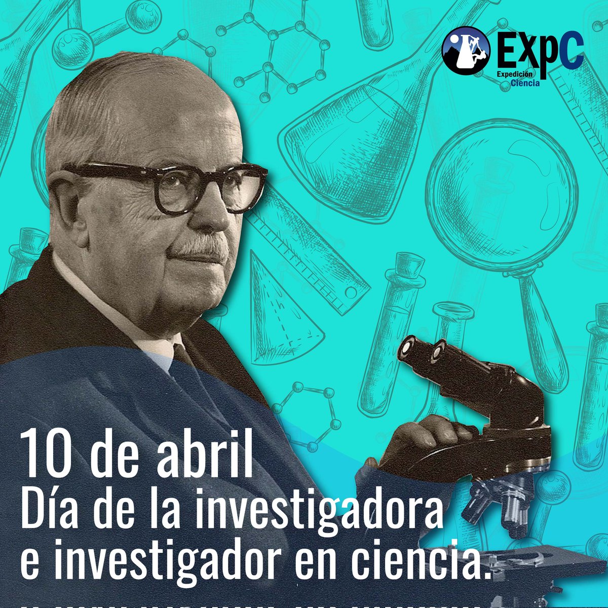 Hoy en Argentina celebramos el día del investigador y la investigadora en ciencia en conmemoración del nacimiento de Bernardo Houssay, uno de los premios Nobel de nuestro país. 
¡Feliz día amigas y amigos científicos!
👩‍🔬👨‍🔬🔬💕

#diadelinvestigadorcientifico #ciencia #houssay