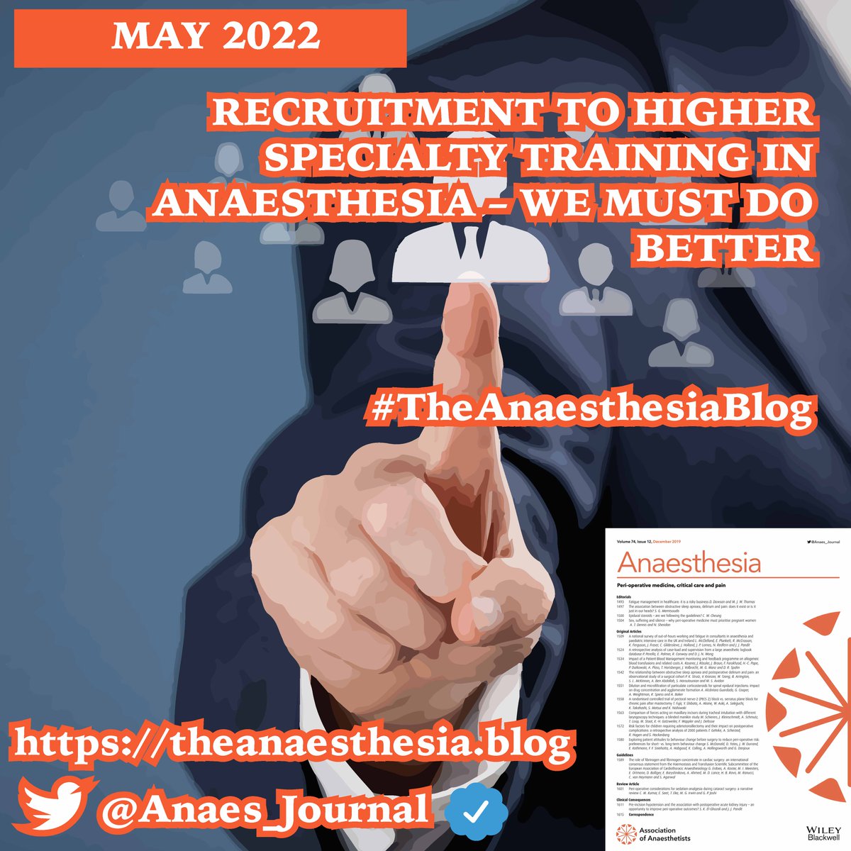 Anaes_Journal's tweet image. 🔐Topics this month include:
-medicolegal mishaps
-trainee recruitment
-chronic SDH
-timing of surgery and COVID-19
-inadequate neuraxial anaesthesia and LSCS

#TheAnaesthesiaBlog #FOAMed

🔗theanaesthesia.blog