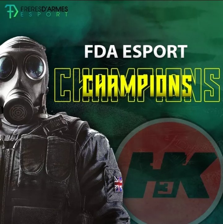 -|🏆HAK3 CUP🏆

🟢Notre équipe #Rainbow6 Xbox remporte la HAK3 CUP sur le score de 2-0 face à la Banzai .
Nous remercions au passage la <a href="/Hak3Off/">𝗛𝝠𝗞𝟯 Officiel</a> pour l'organisation de cette évènement .

Bien joué a nos frères qui ont défendu nos couleurs 💚
#LetsGOFDA