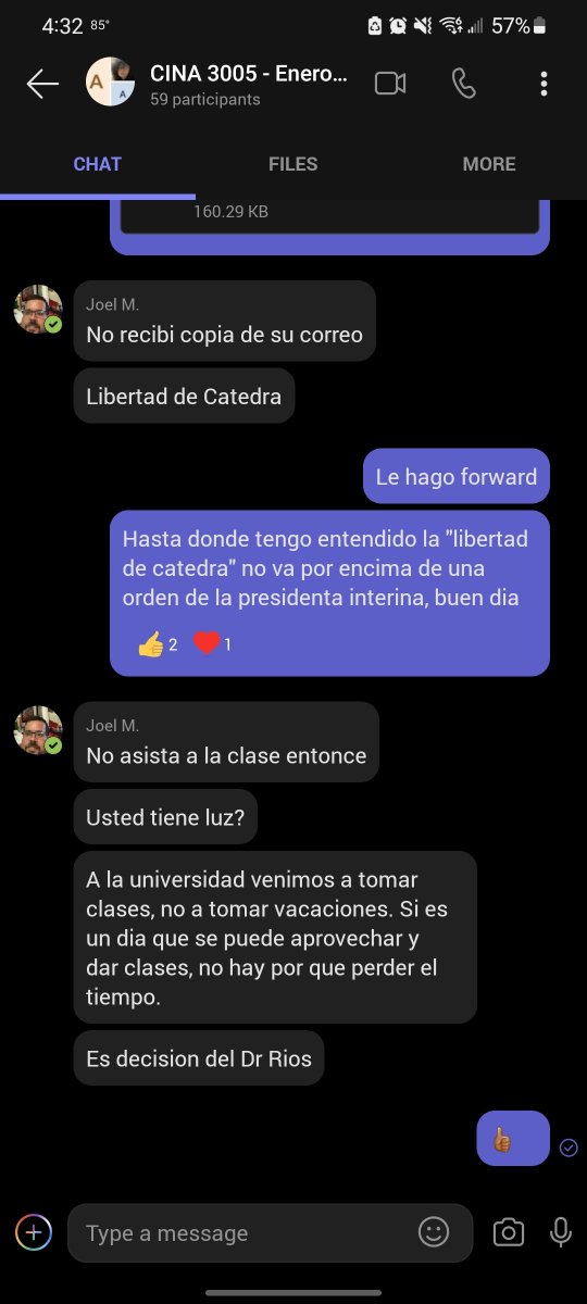 jose_danielpupu's tweet photo. Falta de empatia por parte de los profesores y sus ayudantes de la IUPI @PulsoEST https://t.co/tnPWPZKepV