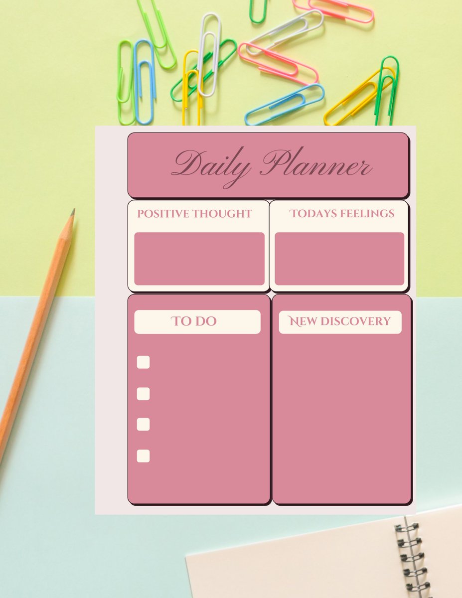 weareextraabled's tweet photo. Minimalist Daily Planner Printable, Daily To-Do List for Work/Home, Feeling and discovery Planner, Undated https://t.co/pjCIJRhjUV via @Etsy https://t.co/dljEARZV3F