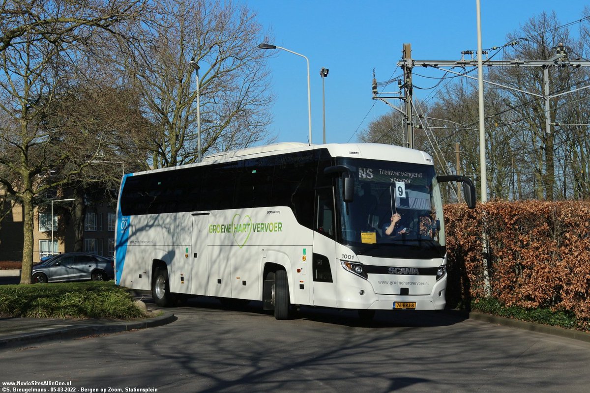 Groene Hart Vervoer 1001 (TVV Bergen op Zoom - Goes)
Bergen op Zoom, Stationsplein 🇳🇱 05-03-2022.