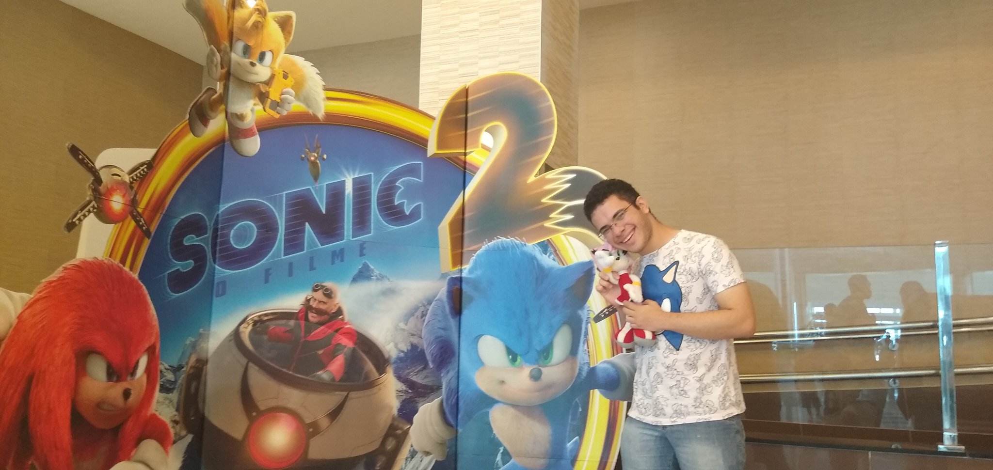 Fãs de Sonic no Brasil - Indo prestigiar o Filme 2 / X