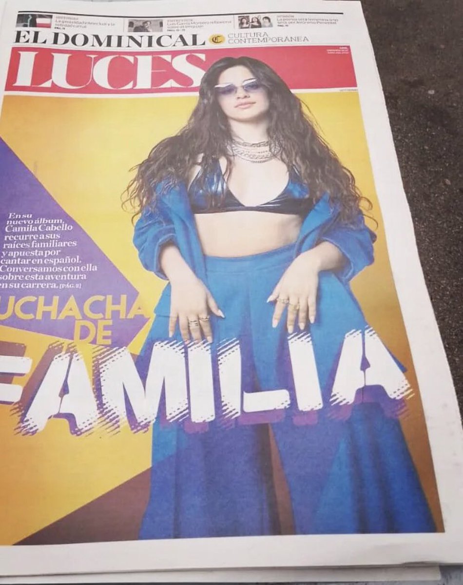 RT @TheCamilaDaily: .@Camila_Cabello features on one of Peru’s most influential newspapers, @elcomercio_peru. https://t.co/N8ZPS7h7bP