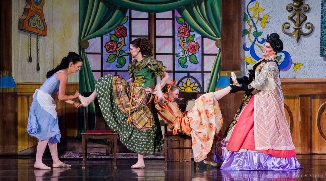 ipballet's tweet photo. Happy National Siblings Day! Cinderella is obviously having a grand ole time with her siblings in this photo from our 2013 production of "Cinderella." What is a funny memory you have with your sibling? https://t.co/U6v707QBGE