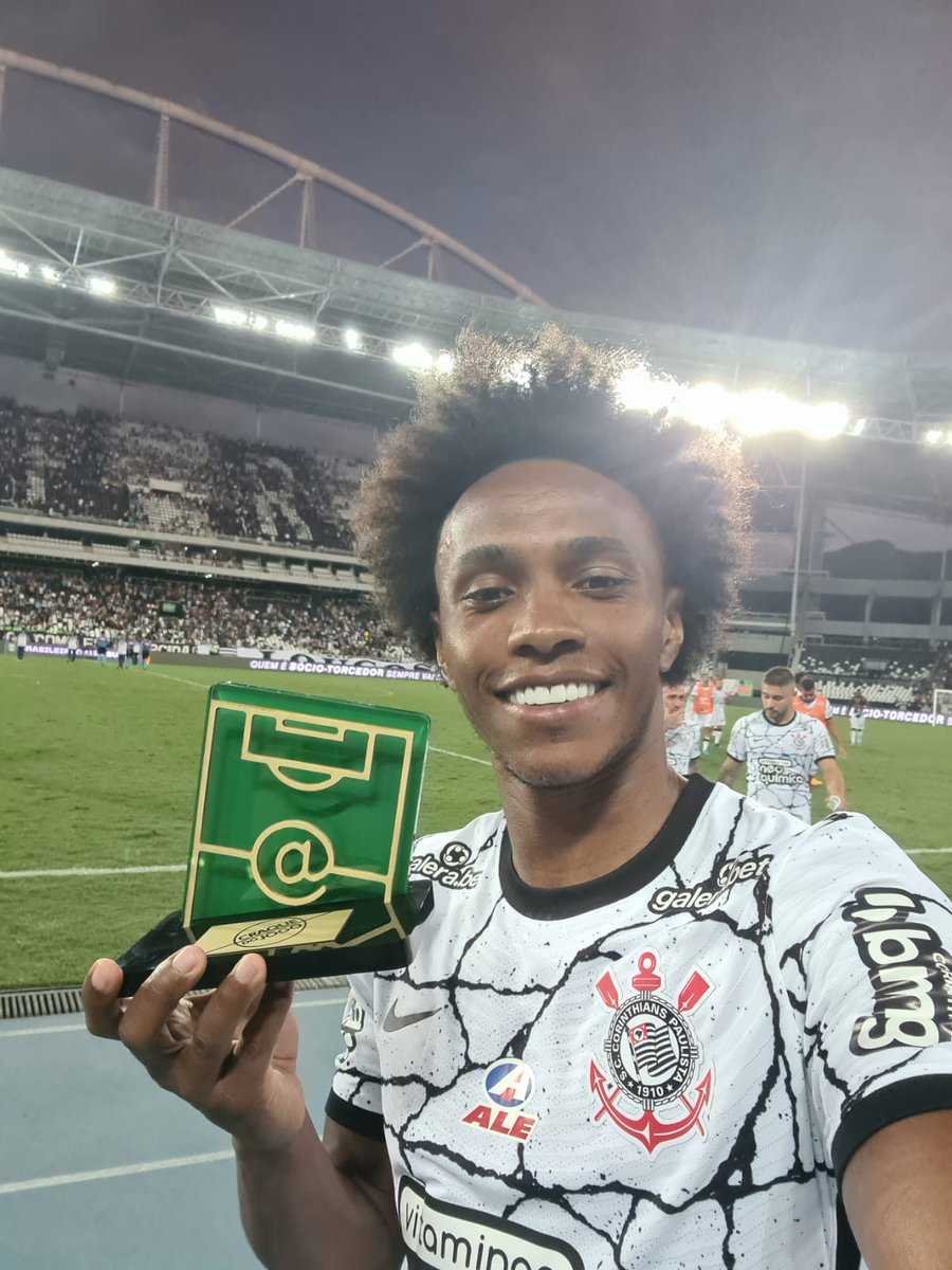 A selfie do Craque do Jogo! 🏆🤳🏾

#CorinthiansGrande
#DiaDeCorinthians
#VaiCorinthians