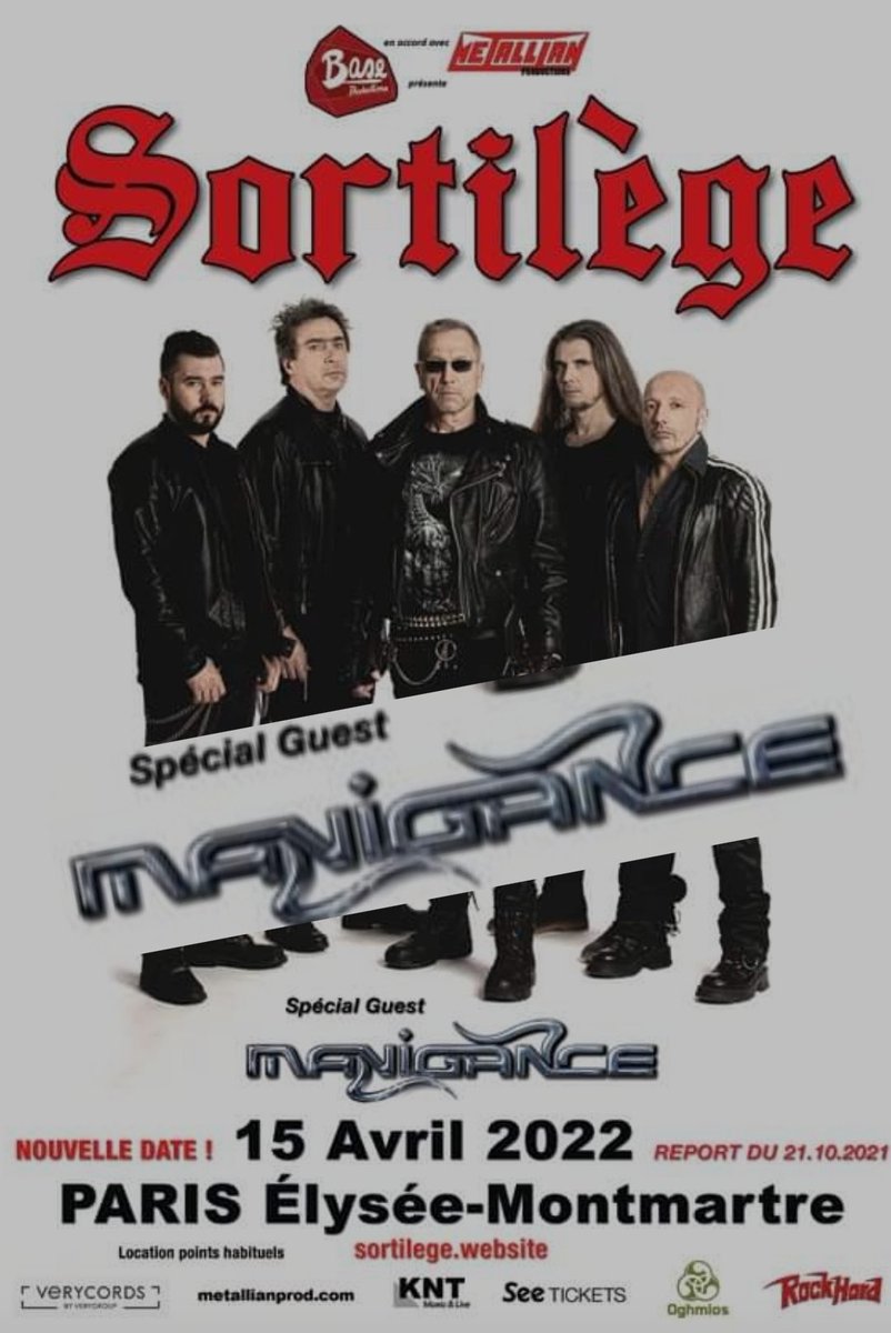 Manigance64's tweet photo. Avec @Sortilge3 à Paris à l'Elysée Montmartre ce vendredi !!!
Venez nombreux 🤘🏻🔥🤘🏻
🎟️ Il reste encore quelques places 
https://t.co/sd4KZz6PwL

#metallianprod
#baseprod
@MetallianMag
@BaseProd 
@VERYCORDS 
@spiritualbeast 
#LeBalDesOmbres 
#Manigance 
#sortilege 
#Paris https://t.co/JSfUbWo8q2