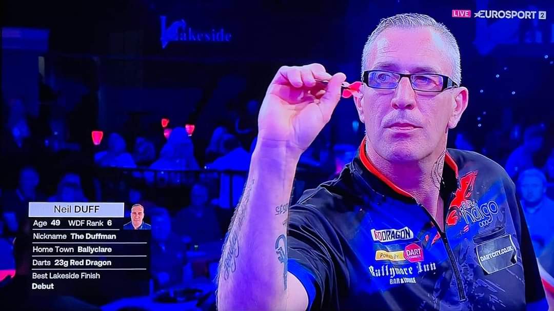 Congratulations to Ballyclare man Neil Duff, who has just become WDF World Darts Champion! 🎯🏆

Well done The Duffman! 👏
