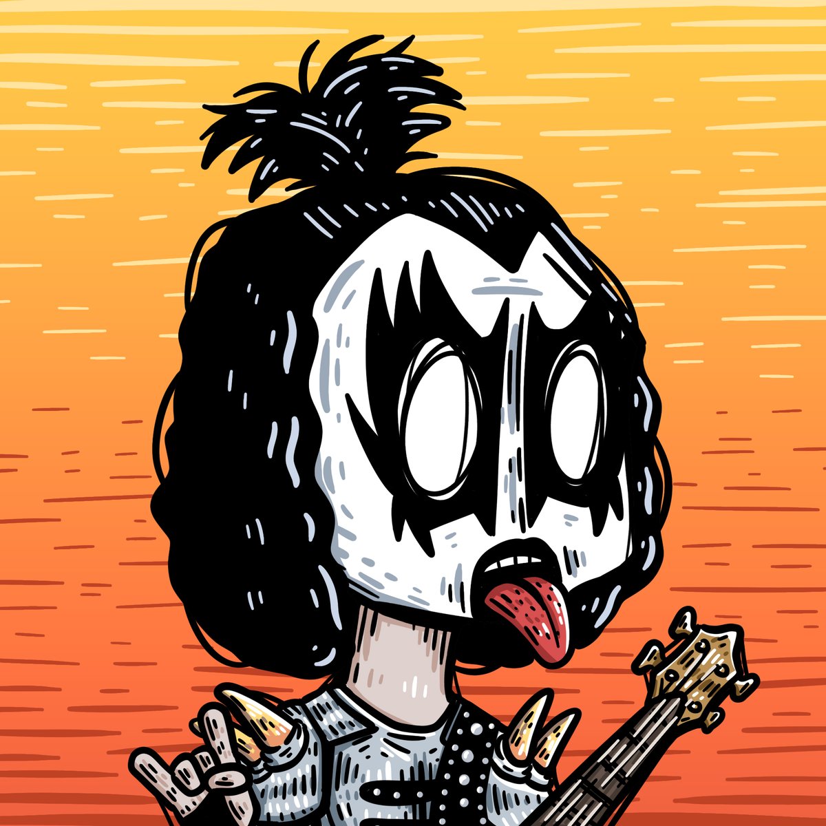 MyEyes_NFT's tweet image. KISS🎸 @ONTP_Artist 
#MyEyes #SneakPeek