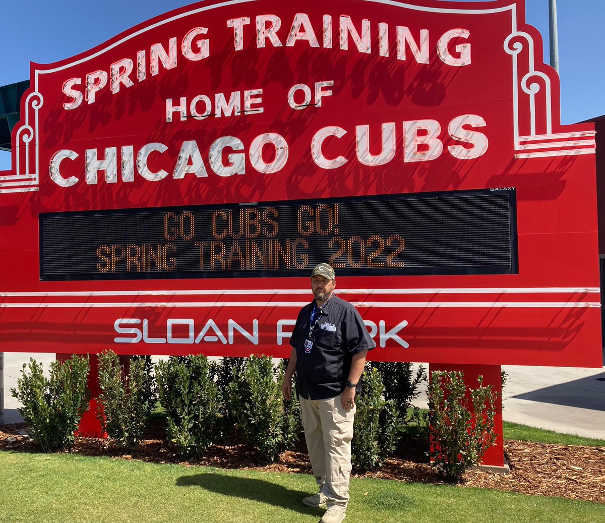 tlhanley9's tweet photo. Cubs spring training is a wrap! Thanks to our ProEm  team for knocking it out of the park (pun intended) thanks to GM Justin Piper @SloanParkMesa and the Cubs team for the opportunity! https://t.co/CNzV9WJoSN