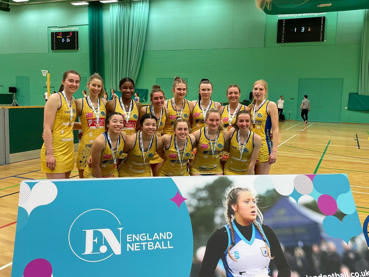 AliConabeare's tweet photo. Wow - what an awesome weekend of @EnglandNetball NPL netball. Congratulations to @megan_conabeare &amp; @TeamBathNetball U21’s netball. What a way for Meg to finish her Pathway netball finishing 3rd! 🥉@tauntonsports #proud https://t.co/b2r0Qf2I7d
