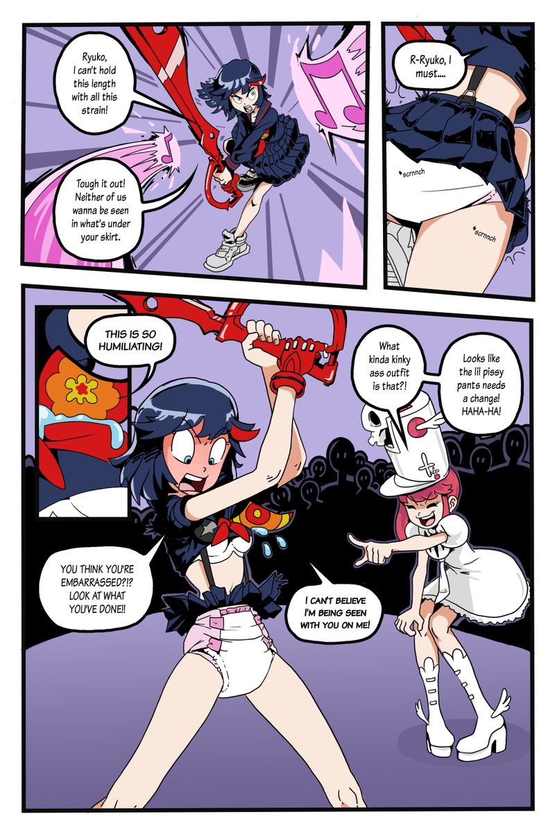 Pizzaba35405827's tweet photo. Ryuko's Morning - 2 

So I wanted to try working on this doing some different stuff than what I usually do. I think some of it worked and some of it took some trial and error, but it was a good learning experience. https://t.co/h43PBfTZ2h