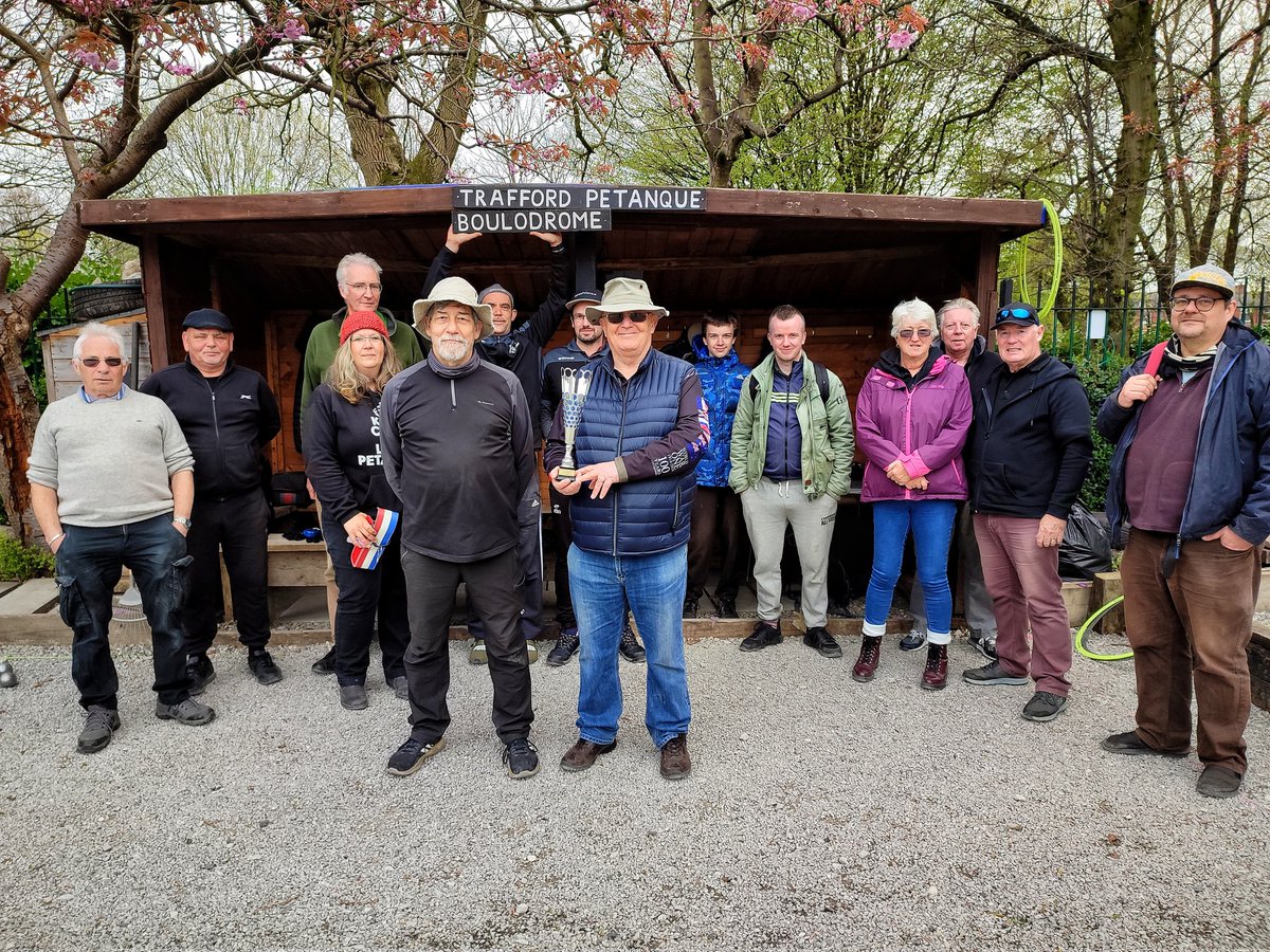 PetanqueNW's tweet photo. Today, our regional club @TRFPetanque hosted a PNW Open Doubles competition. As always, the atmosphere &amp; ambiance at the club was warm and welcoming and there was much interest from the passing public. Well done to the winners David &amp; Stuart from Trafford #petanque #PNW https://t.co/e7P1dbJhpT