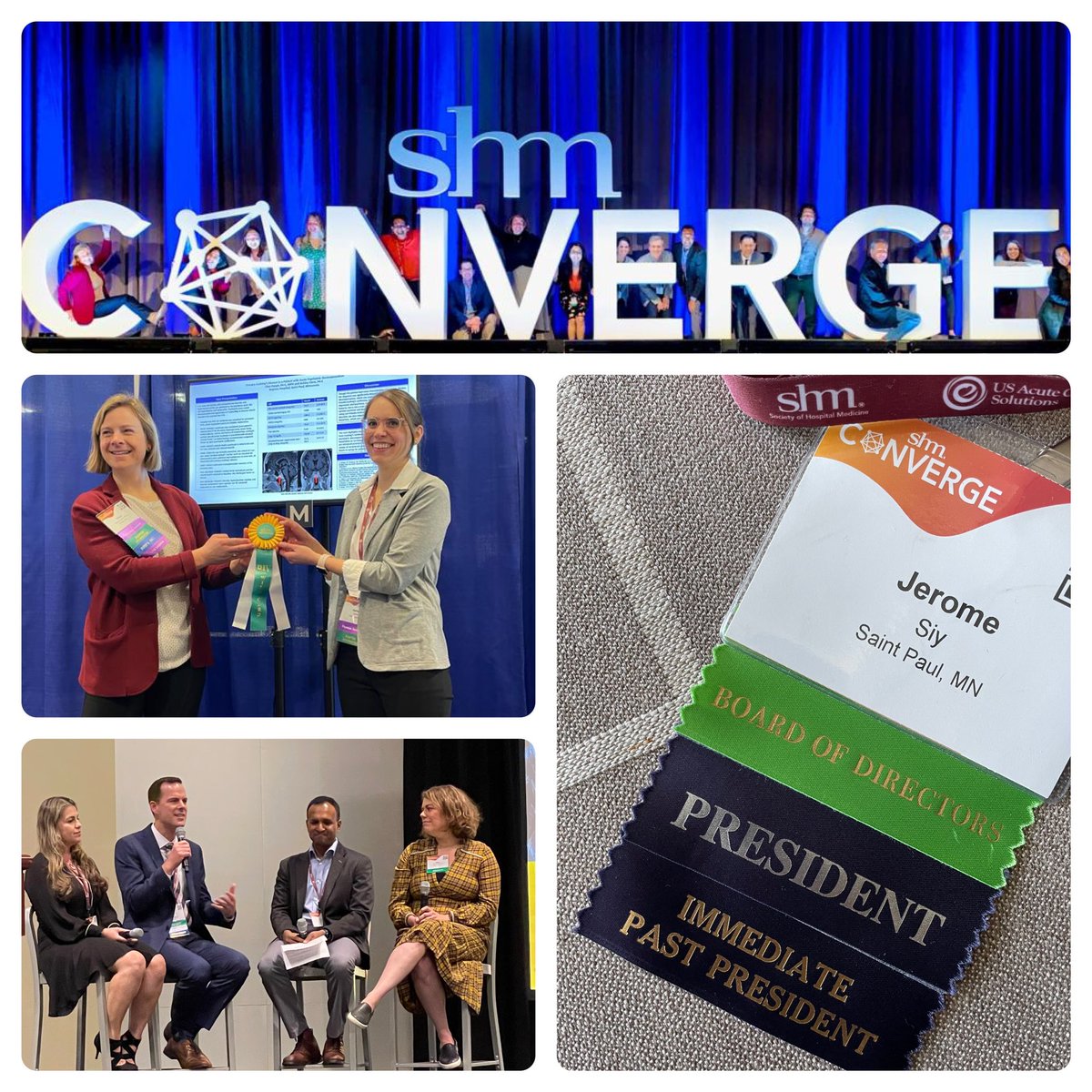 Thank you @SocietyHospMed for the privilege to serve as board President. A wonderful way to transition during #SHMConverge and with my friends @_HealthPartners #HPHospMed. We made it through these 2 years. “We ARE resilient.” I couldn’t be prouder