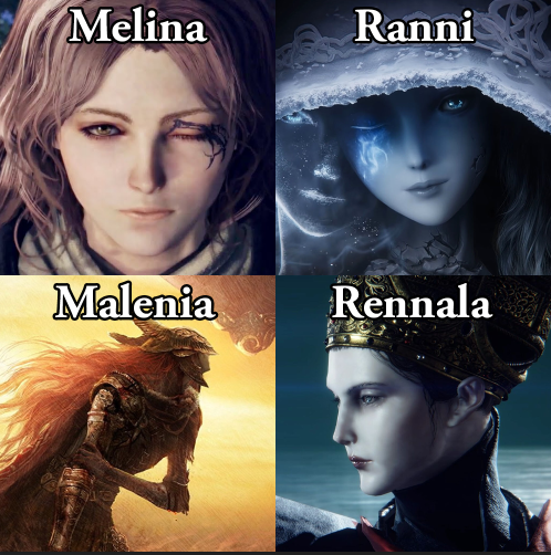 on X: Before knowing the games lore, Rennala, after learning the