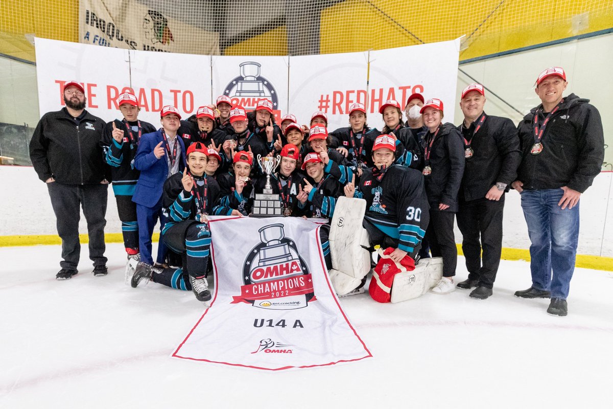 HometownHockey's tweet photo. A day full of #RedHats at #OMHA Championships! @GetCracking

@WalkertonCaps U15 Tier 2
@OrilliaHockey U14 A
@HuronMinor U13 Tier 2
@Burleagleselite U14 AA https://t.co/pznINCS6g3