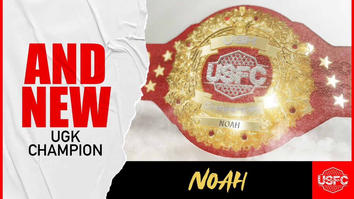 USFCgaming's tweet photo. Congrats to Noah for capturing the USFC UGK title after defeating KO KING via 3rd-round KO in Strike Night 58's main event. #AndNew #USFC #UFC4 #esports https://t.co/OySbxzOdkx