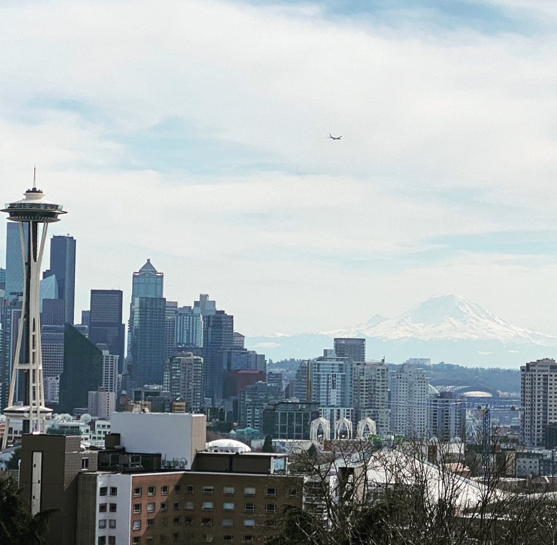 luhdansyrja's tweet photo. @DanRather A Rainier day in Seattle. https://t.co/yoX7VTryFx