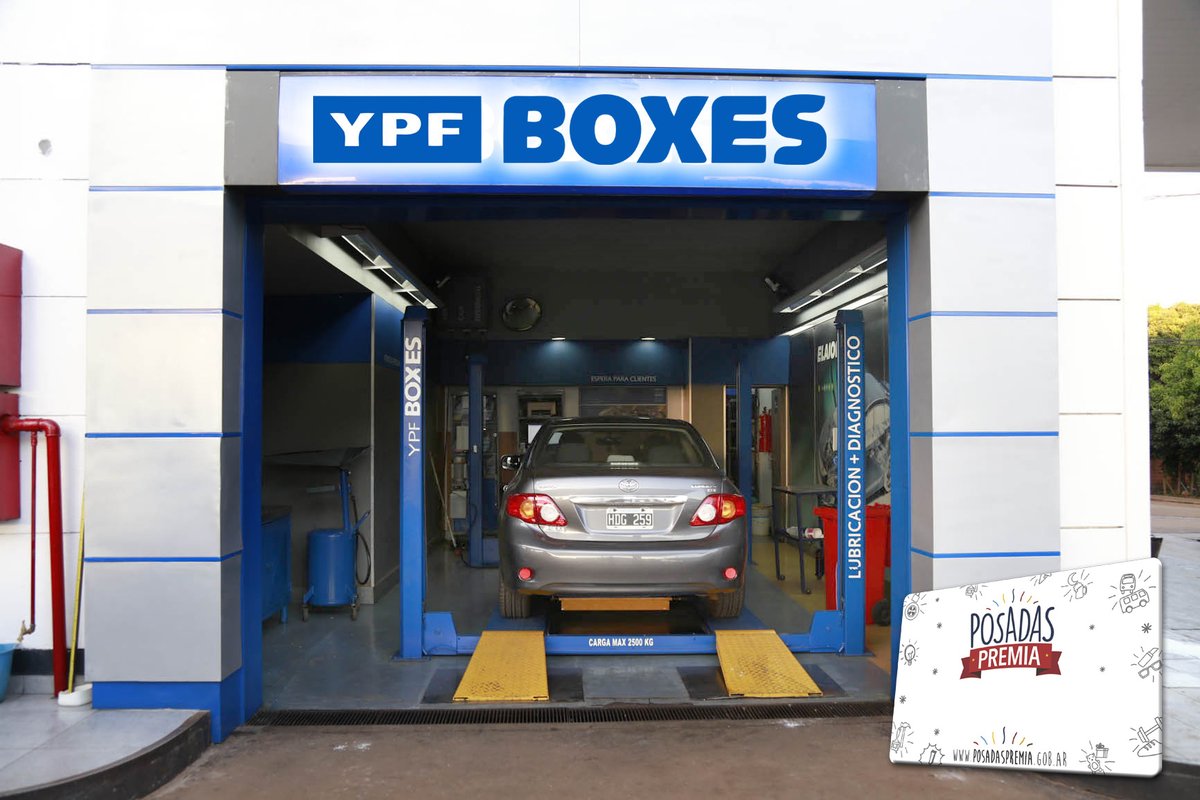 PosadasPremia's tweet photo. Con tu tarjeta #PosadasPremia todos los lunes tenés 20% de descuento en el Servicio de YPF Boxes con todos los medios de pago, y 15% de descuento de martes a sábados. Traé tu auto a Av.Uruguay 4651 https://t.co/uAQi702Xlo • Teléfono: (0376) 4443800 https://t.co/uym73rzu1J