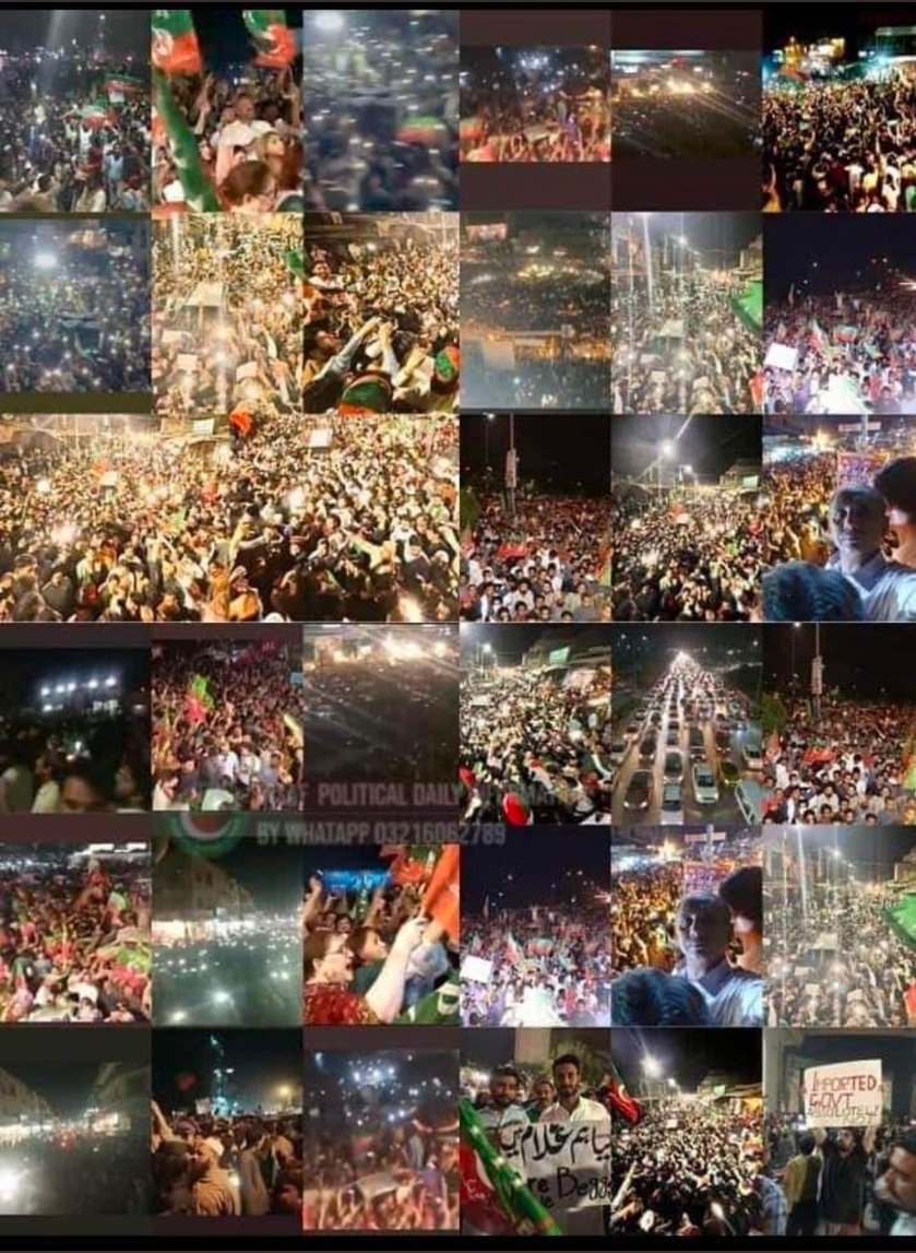 zartajgulwazir's tweet photo. یہ سونامی دھرنے کے دنوں سے بھی کہیں زیادہ بڑا ہے!

This tsunami of support for Imran Khan is way bigger than the one in 2014!

#امپورٹڈ_حکومت_نامنظور https://t.co/KAzGkePA6M