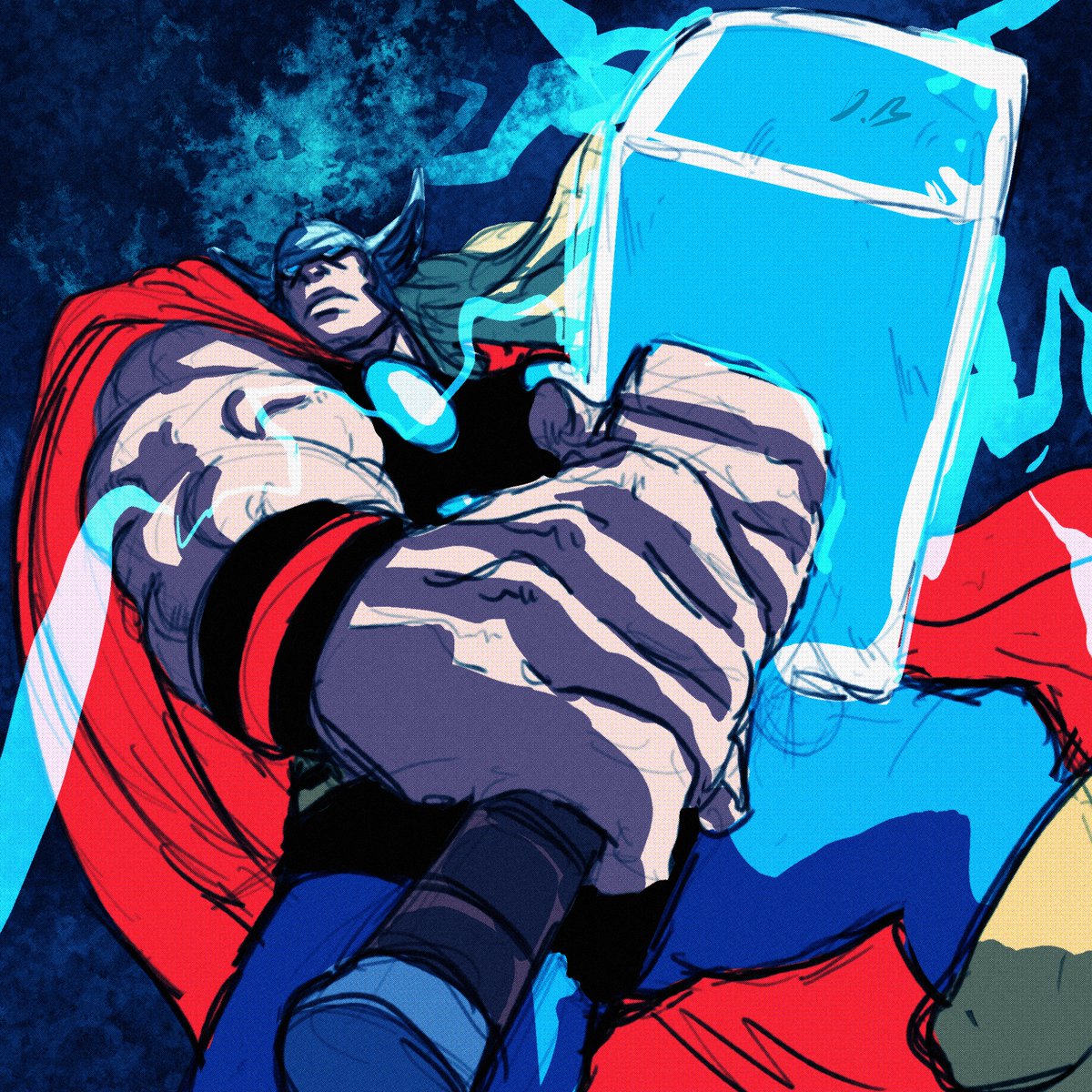 RT @DocileBread: The Mighty Thor

#marvel https://t.co/GQDrcN13oW