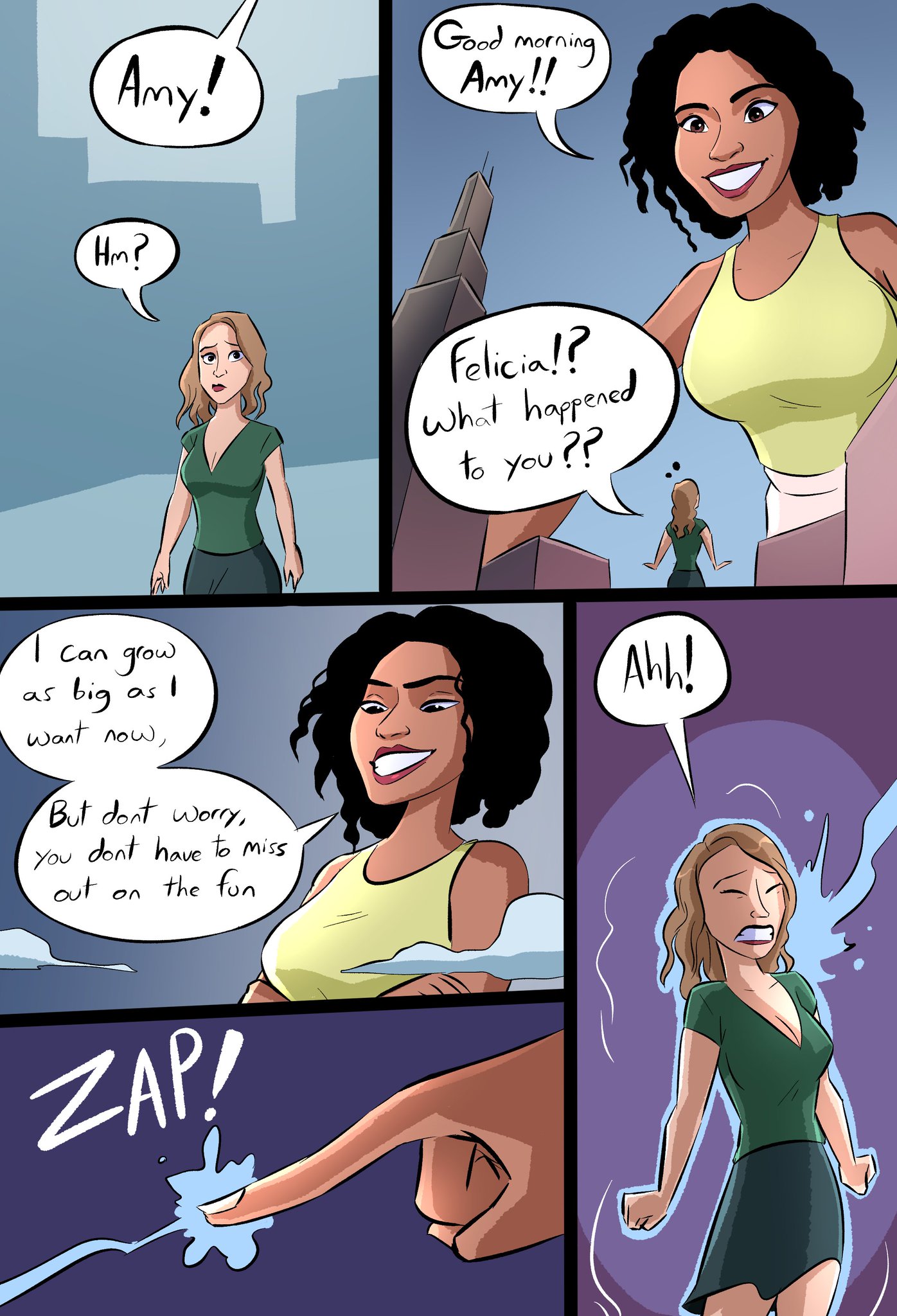 GallOfTheWild (Commissions Open) on X: Gigantic newswomen are a weakness  for me, so I commissioned Caiman2 (now EmmaBrave) to make this comic with  two hosts of a show that used to air