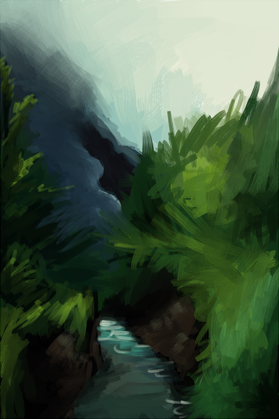 Xithrai's tweet photo. Quick blocky sketch of some terrain since I really need to practice backgrounds #sketch #landscape https://t.co/GVTo7jYwdX