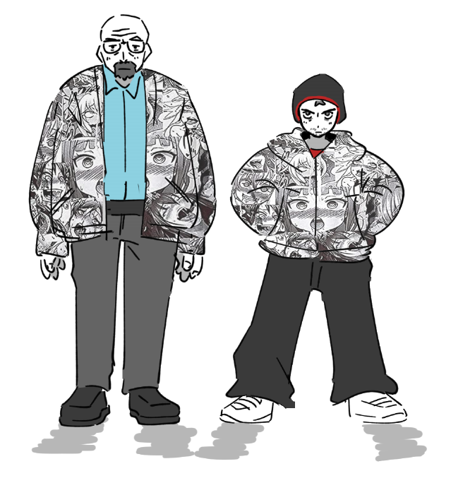 Barley_Juice_'s tweet photo. walter and jesse https://t.co/U6OdJ1jlT0