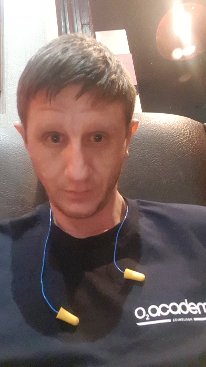 Me working a gig at the 02 Academy #Edinburgh at the weekend.