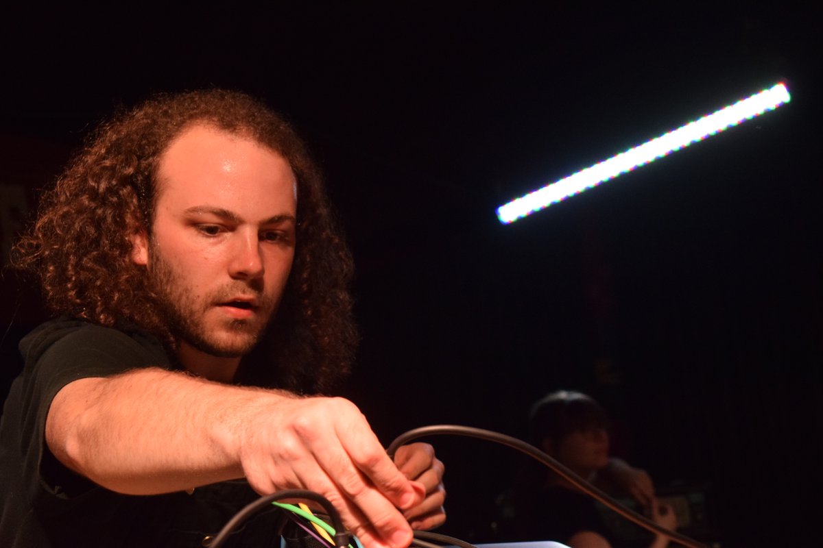 Our next featured composer is Noah Simon! You can hear Noah’s “1 Country Song” for voice, instruments, and electronics at our concert this coming Wednesday!