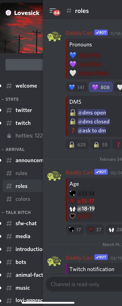 catfingers_'s tweet photo. TW//p*dophilia
I like audio content and I followed @lxvesicck. I wanted to get to know him more so I joined his 18+ server. However I was completely disgusted when I saw the minor roles in the server. You go to look at his likes or followers there’s a lot of minors. (1/3) https://t.co/GcM6wMTTLw