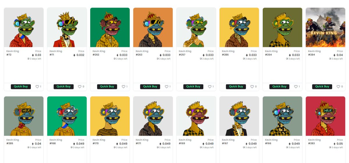 kevinyachtnft's tweet photo. Our Kevin King is now revealed!!! ❤️ 

Go to Opensea and click refresh metadata to see your KEVIN KING! 

We all deserved to be a King or Queen! 

I may call you all: "Your Highness!" 👑 

Show us your Kevin King!

#kevinking https://t.co/OXzMM100vV