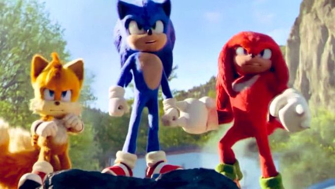 Austin Ahern 😃 on X: Movie Sonic and Movie Tails striking a pose in this  shot!!! #SonicMovie2 #Sonic #Tails  / X