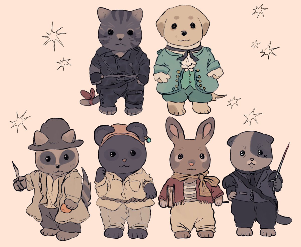 #ourflagmeansdeath but they are calico critters