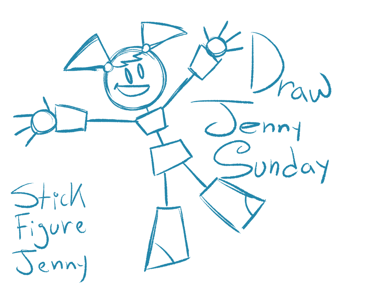 RT @TheAtomicGeek: #DrawJennySunday
Presenting Stick Figure Jenny
something to put on mom's fridge https://t.co/9N5dDSMJ5K
