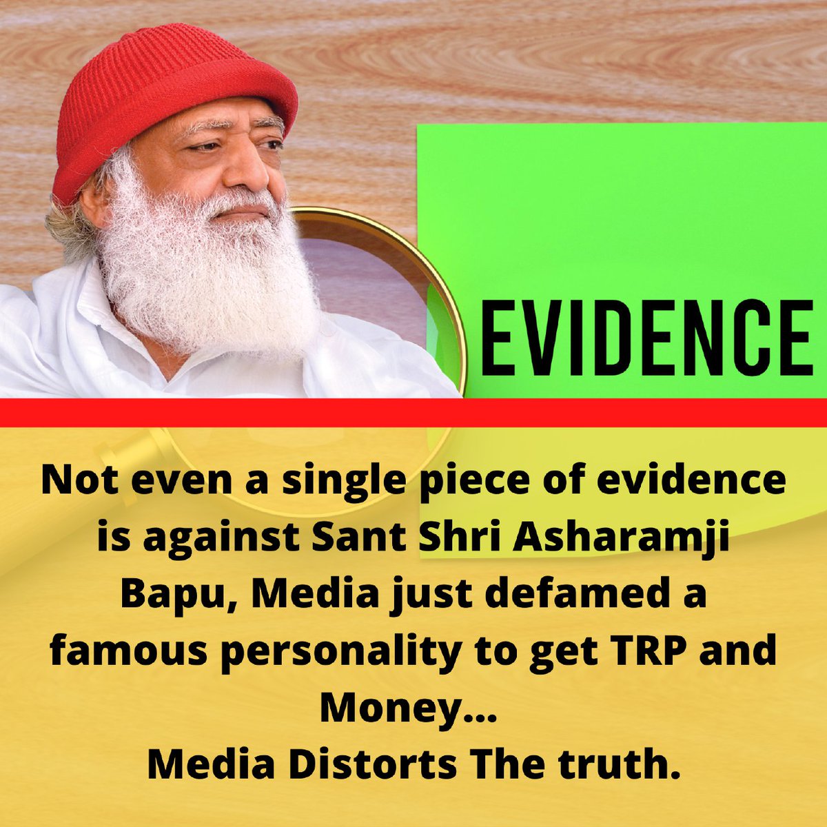 SonaliM57488454's tweet photo. Media should be meant to expose the truth, but this Media 420🤑 have now decided to spread Fake BreakingNews. Yes, in case of Sant Shri Asharamji Bapu, Media Distorts The Truth and always try to defame Bapuji and Ashrams. Shameful Media. #मीडिया_तेरा_मुँह_काला👽 https://t.co/x53fYYDlEq